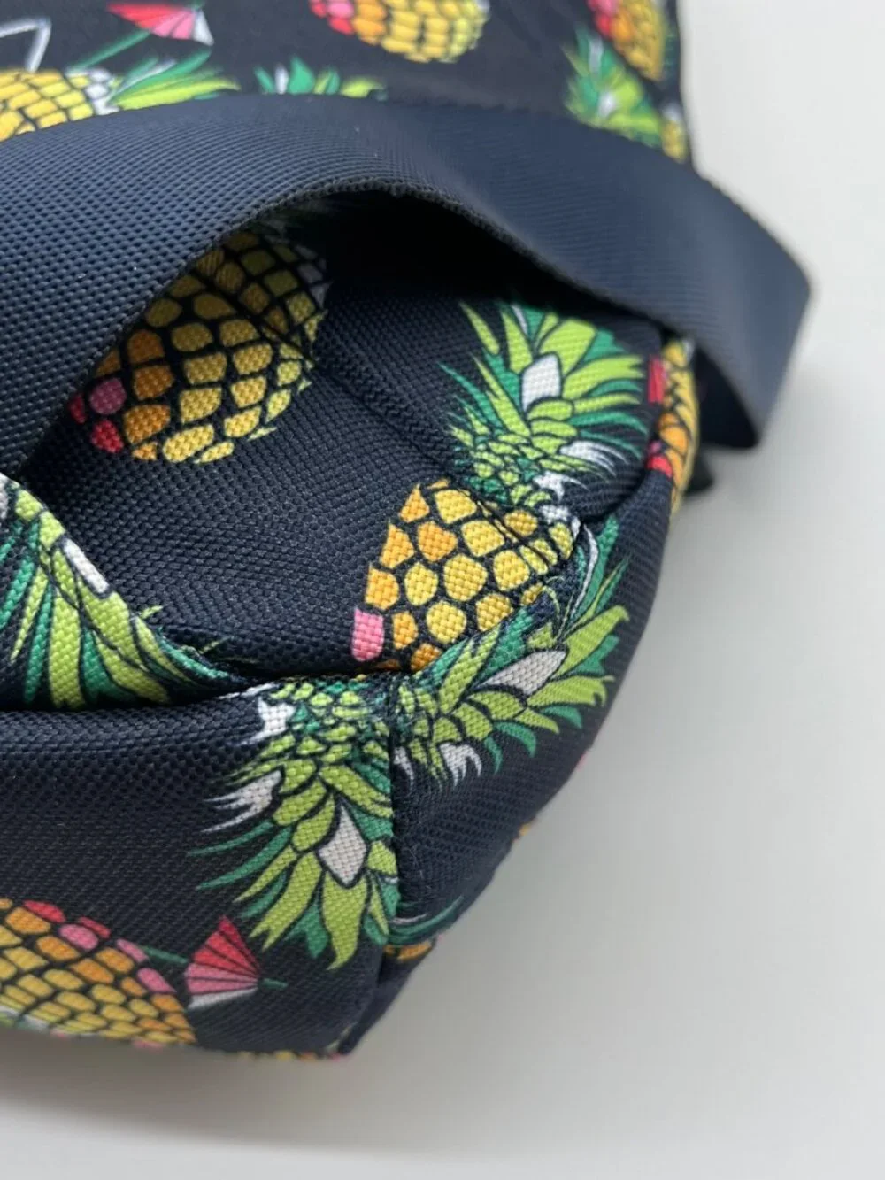 Vera Bradley Navy Toucan Pineapple Polyester Sling Backpack